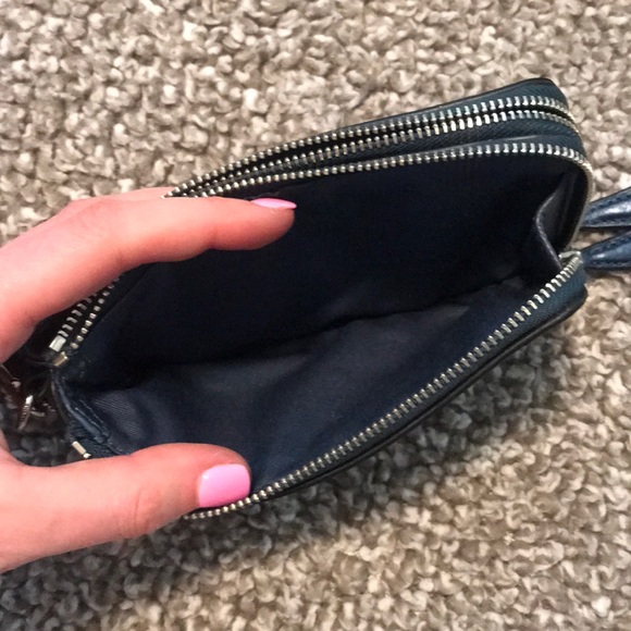 COACH dark blue wristlet! Price drop!! - Picture 7 of 8